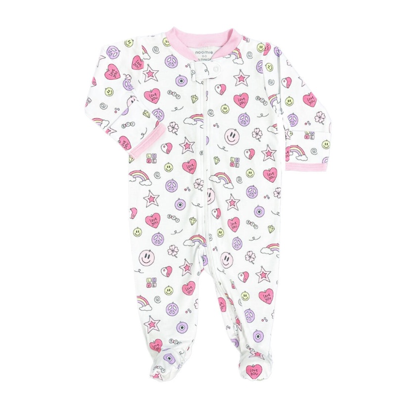 Lucky Charm Zipper Footie