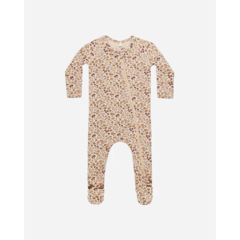 Posy Bamboo Zip Footie