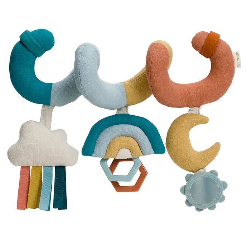 Rainbow Spiral Car Seat Toy