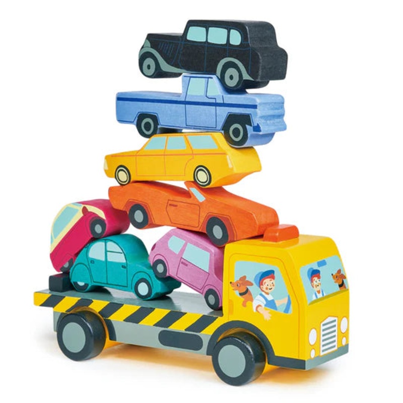 Stacking Cars Wood Toy