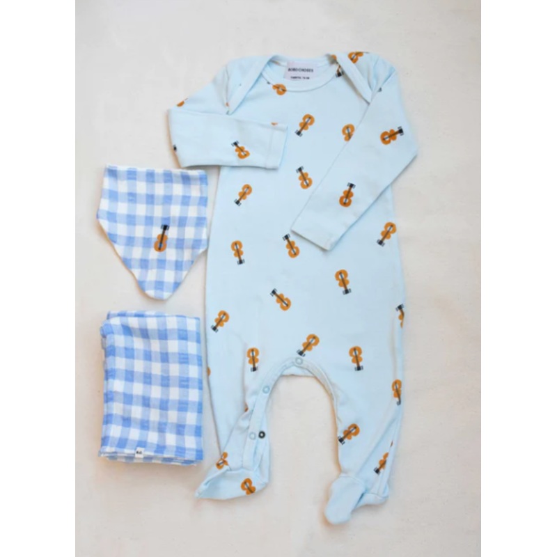 Baby Overall Acoustic Guitar Gift Set