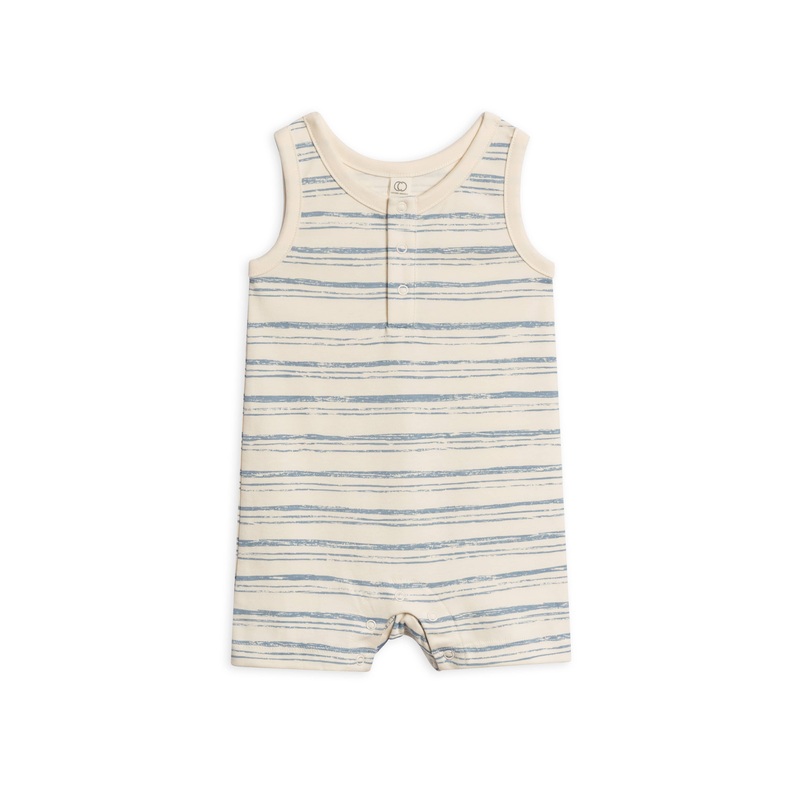 Organic Baby Nile Romper - Stripes