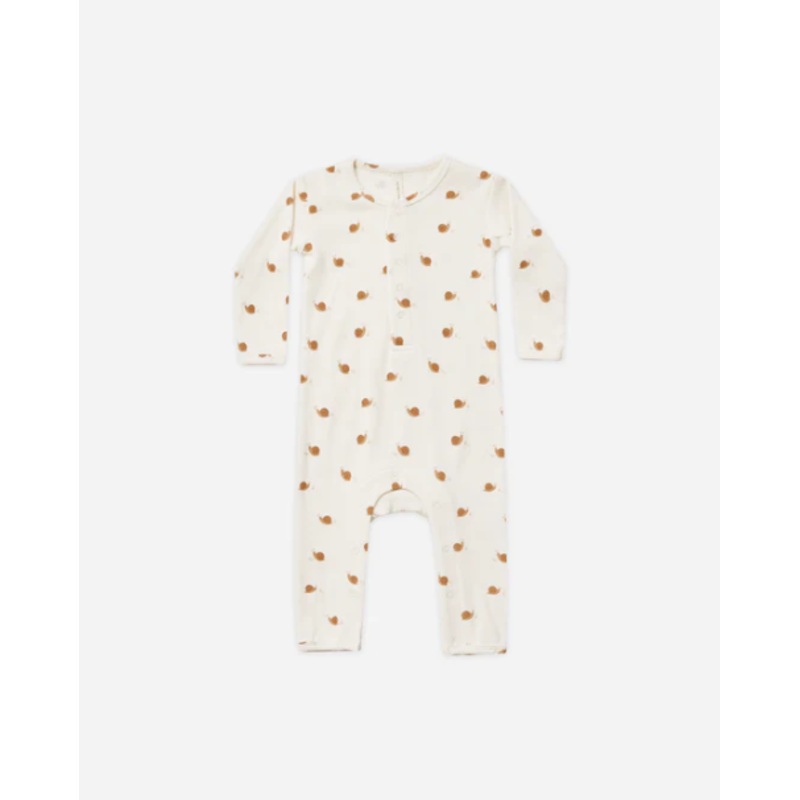 Snail Ribbed Baby Jumpsuit