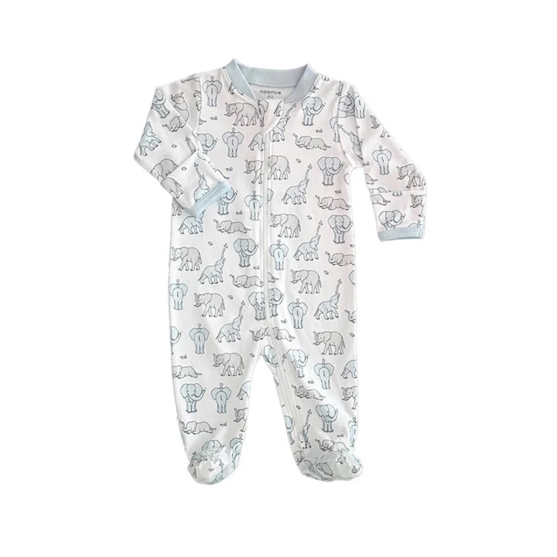 Elephants Zipper Romper