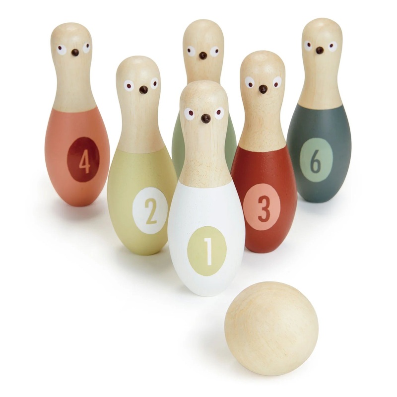 Birdie Skittles Wood Toy