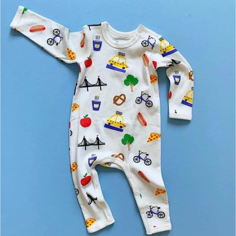 Organic Big City Baby Romper