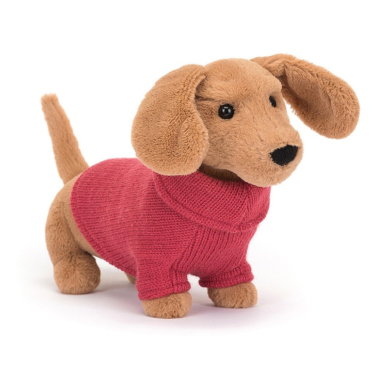 Sweater Sausage Dog - pink