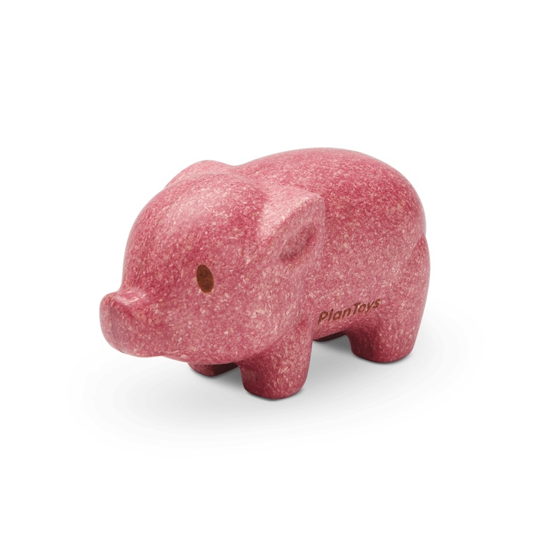 PlanWood Pig Figurine Toy