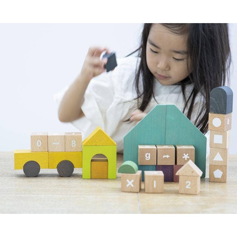 Tsumiki School Wooden Letter Block Set