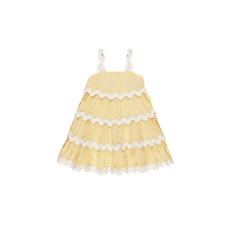 Yellow Ric Rac Dress
