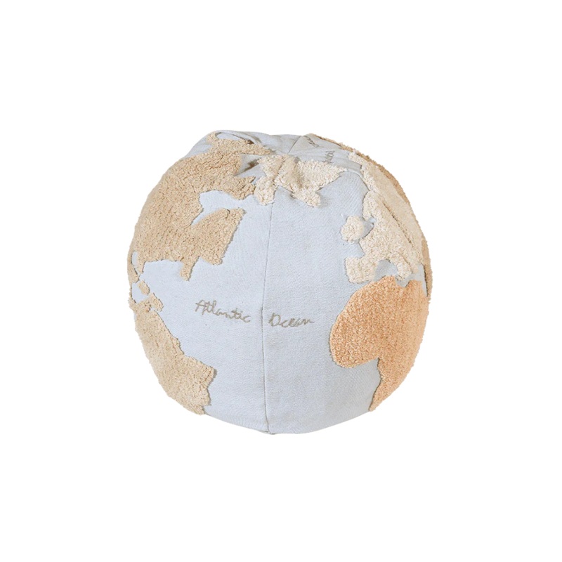 World Map Pouffe