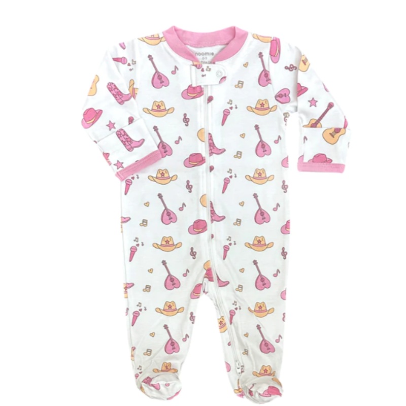 Country Music Zip Footie