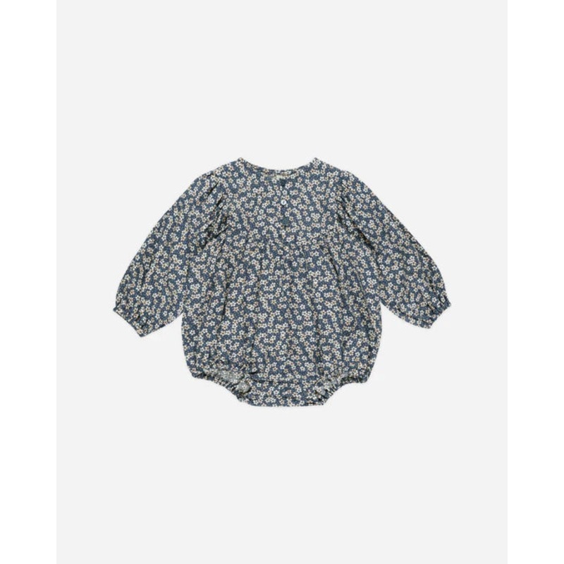 Blue Floral Gwen Romper