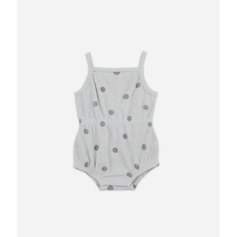 Polka Dot Cinched Romper
