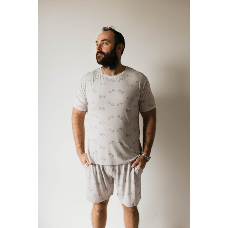 Adult Bamboo Short Pajamas  | Arm Day