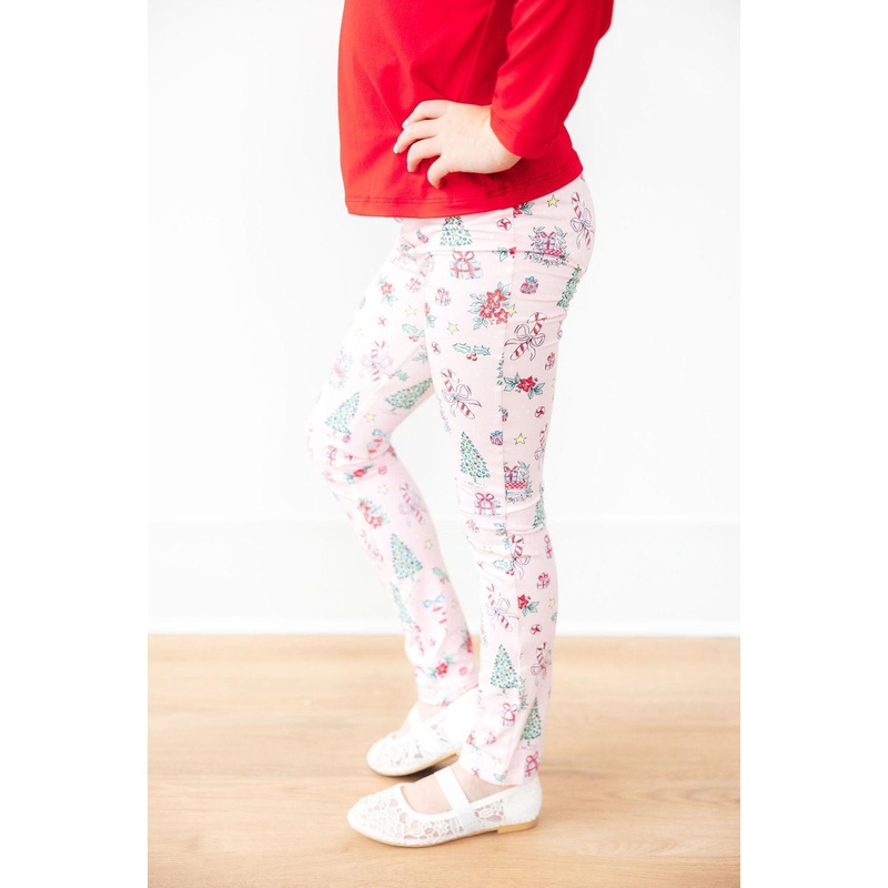 Pink Christmas Leggings