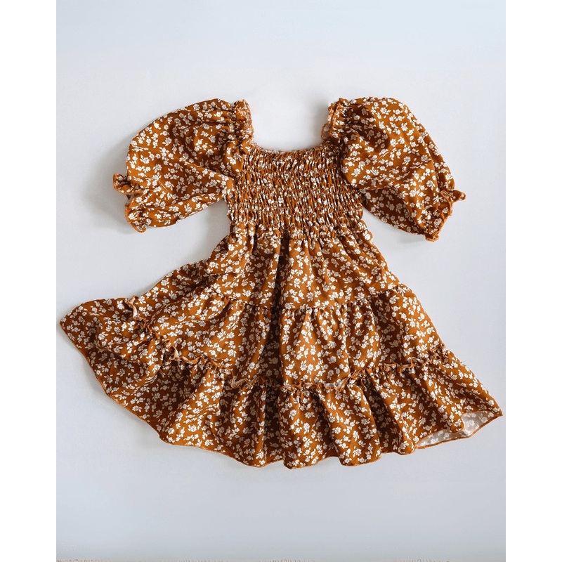 Katherine Dress - Russet Floral