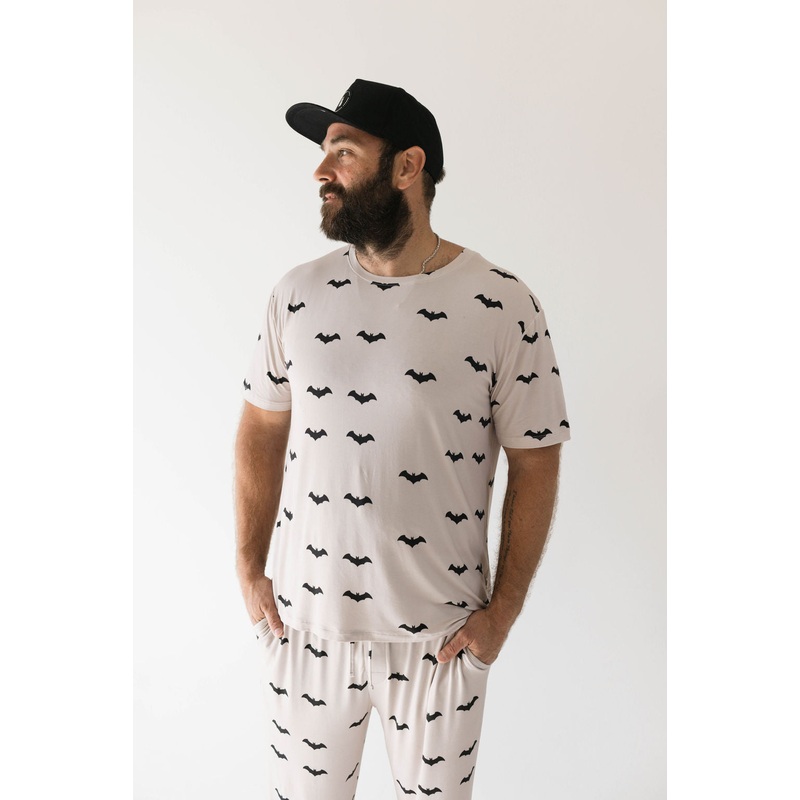 Adult Bamboo Short Sleeve Pajamas | It's Bats!