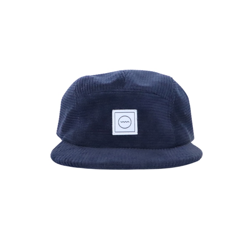 Corduroy Five-Panel Hat in Slate
