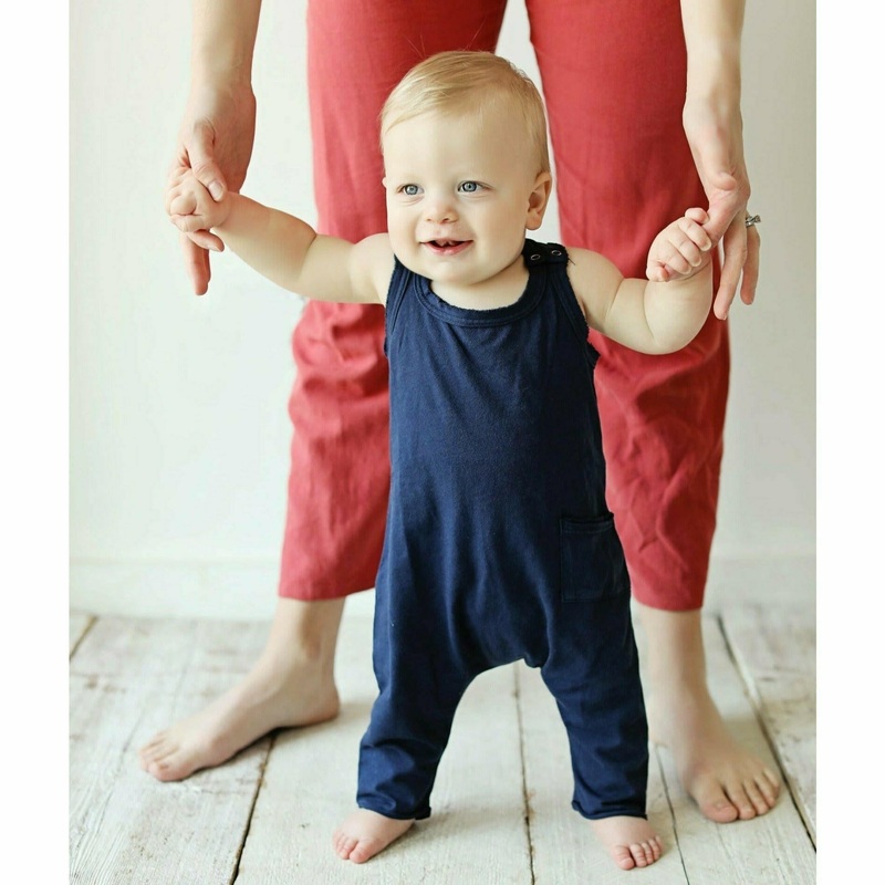 Baby Romper Navy