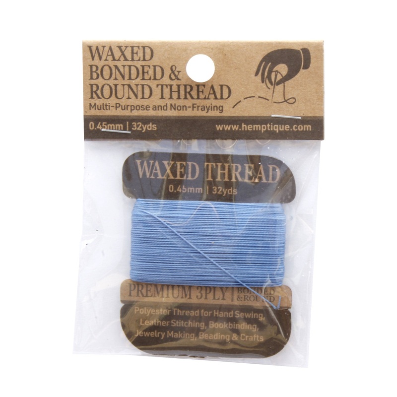 0.45mm Waxed Bonded & Round Thread Card