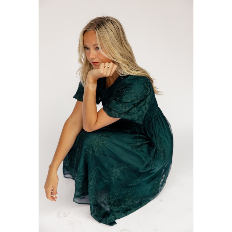 Bridgette Embroidered Dress