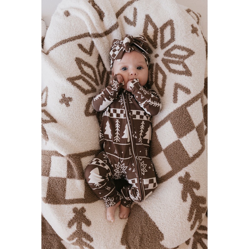 Bamboo Zip Pajamas | Forever Fair Isle