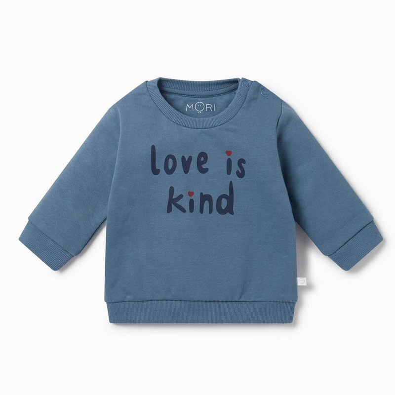 Love Is Kind Slogan Sweatshirt