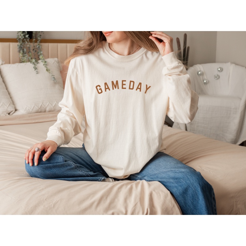 Adult 'Gameday Crew Comfort Colors Long Sleeve Tee