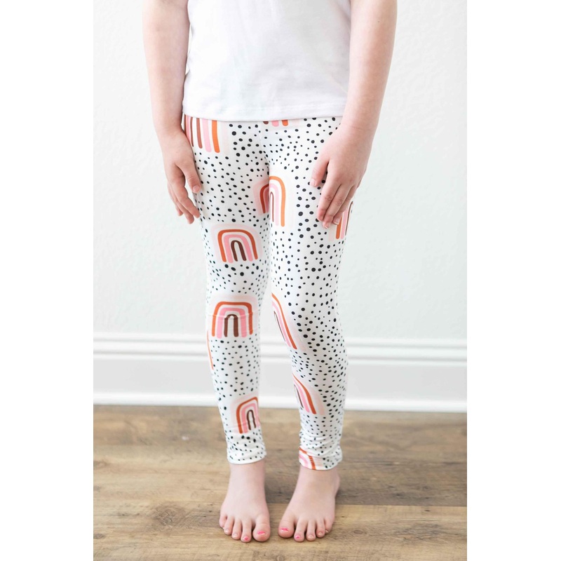 Peach Rainbow Leggings
