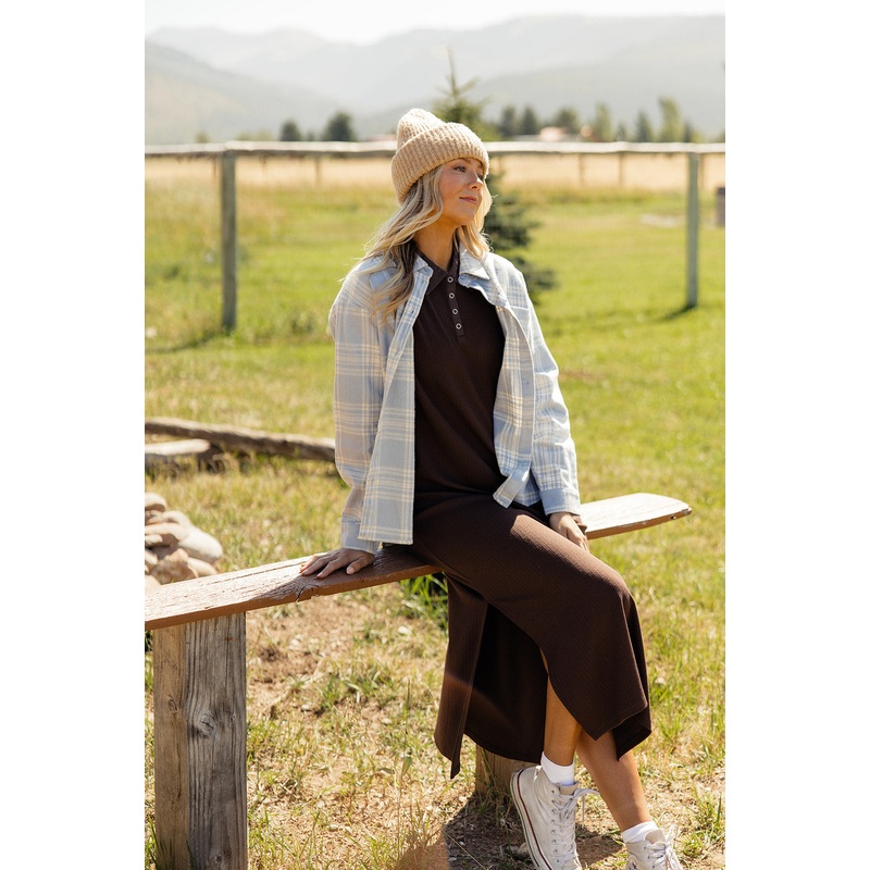 Wild Winds Button Dress