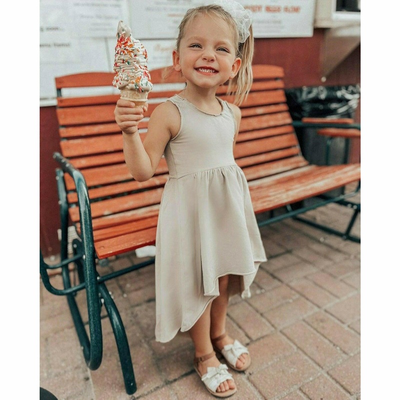 Organic Giselle Dress Tan