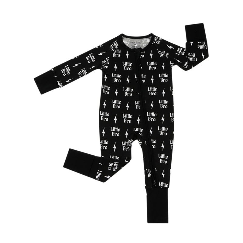 Bamboo Zip Romper | Little Bro