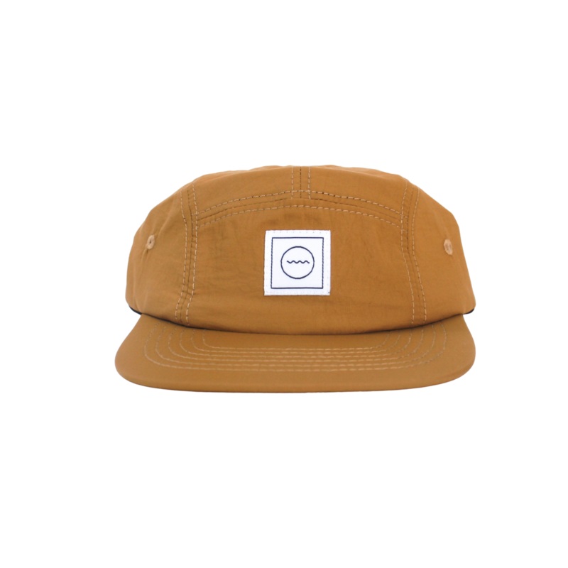 Nylon Five-Panel Hat in Clay
