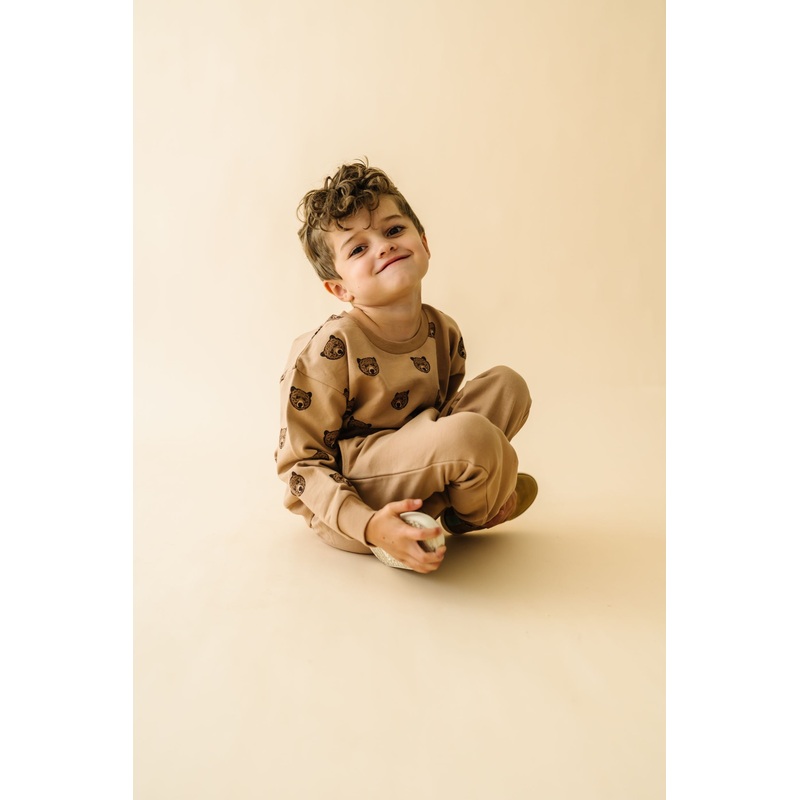 Organic Fleece Sweatshirt - Wild Bear