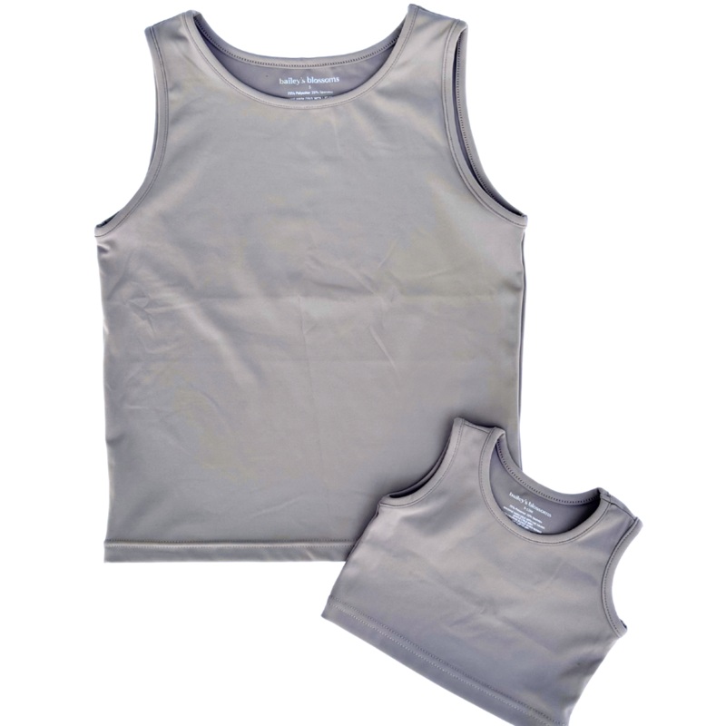Ainsley Athletic Tank - Warm Stone