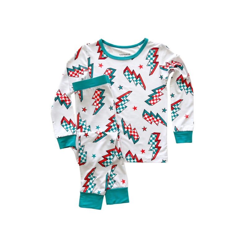 Bamboo Two Piece Set | Checkered Bolts