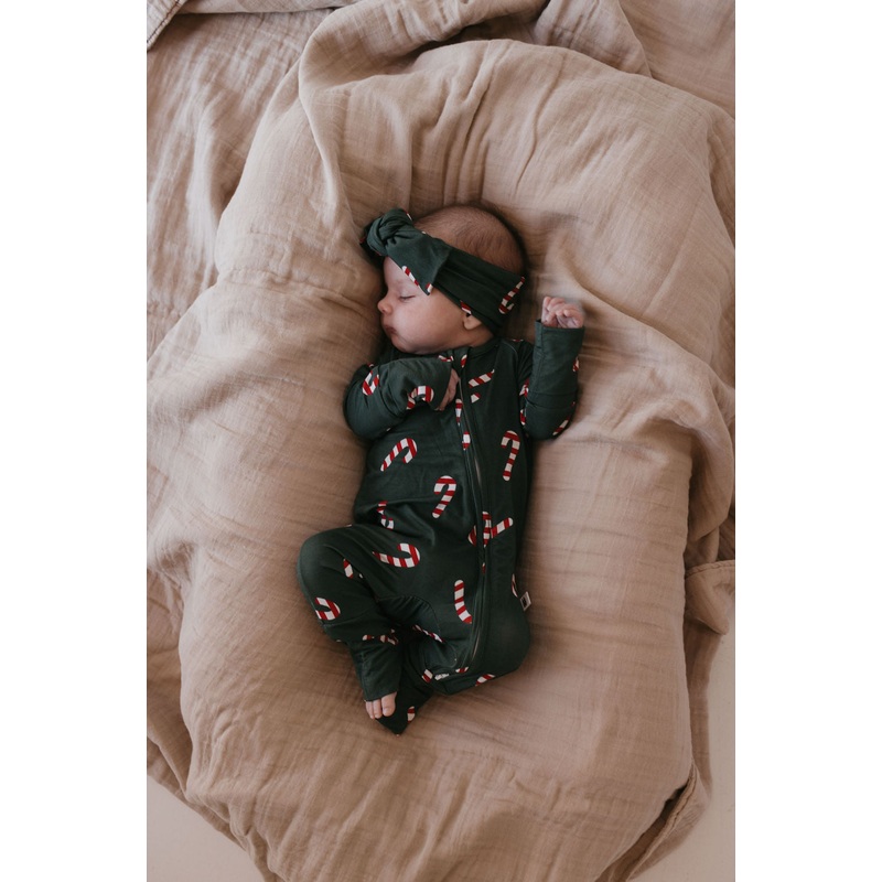 Bamboo Zip Pajamas | Candy Cane Lane