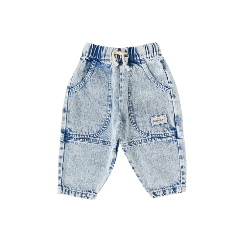 Goldie & Ace - Drew Denim Pocket Pant | Light Denim