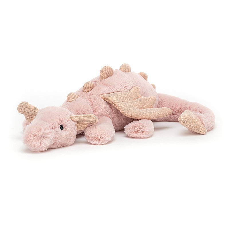 Jellycat - Rose Dragon Little - Retired