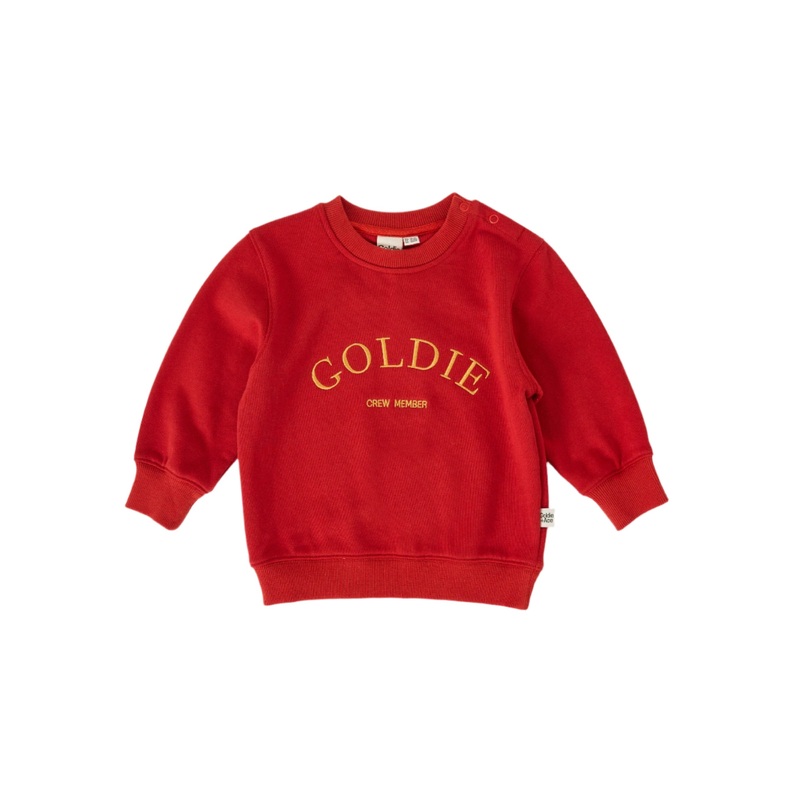 Goldie & Ace - Goldie Crew Embroidered Sweater