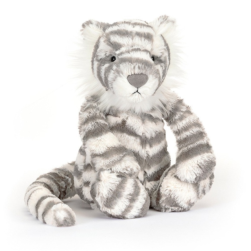 Jellycat Bashful - Snow Tiger Original (Medium) - Retired