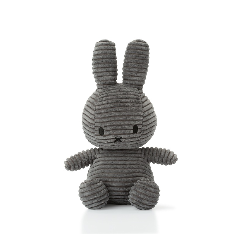 Miffy Sitting - Corduroy Grey | 23cm