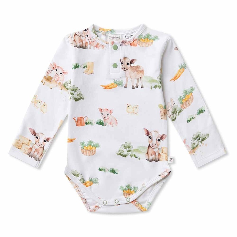 Snuggle Hunny - Organic Long Sleeve Bodysuit | Farm