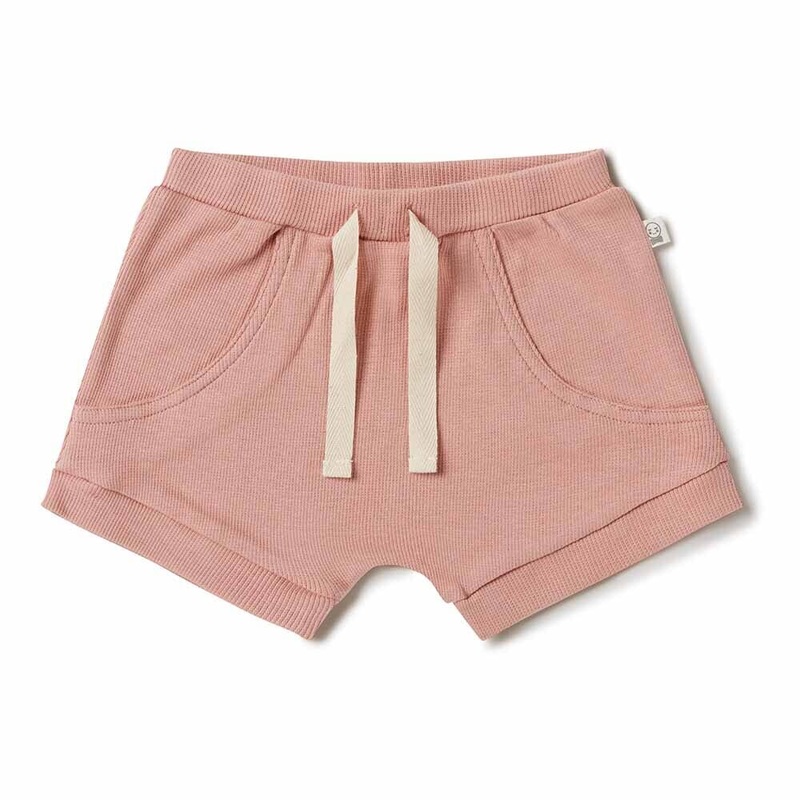 Snuggle Hunny - Organic Shorts | Rose