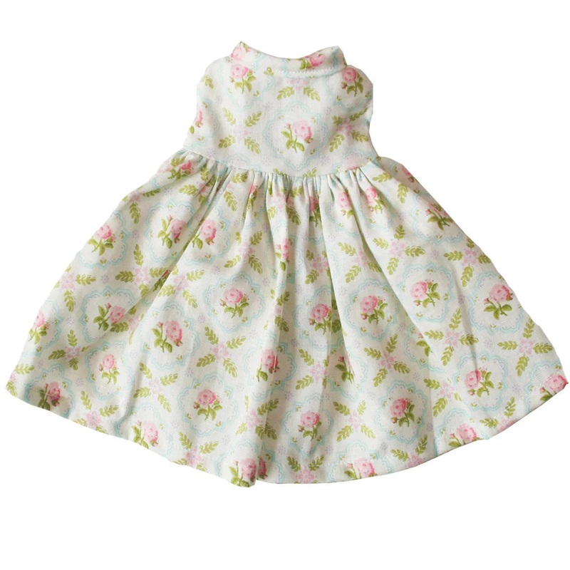 Alimrose - Large Doll Dress (40-45cm) | Floral Medallion