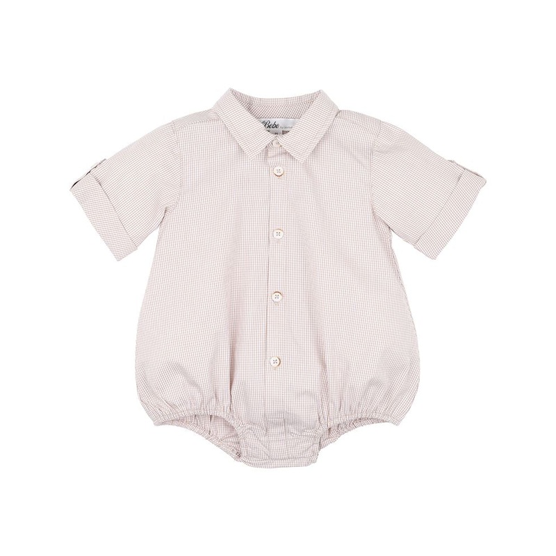 Bebe - Finley Check Shirt Bodysuit
