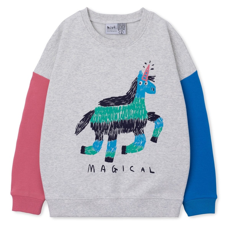 Minti Magical Furry Crew - White Marle/Pink/Blue
