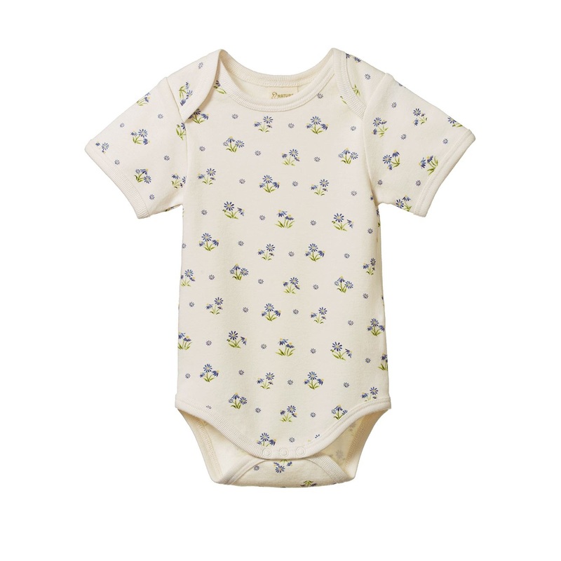 Nature Baby - Short Sleeve Bodysuit | Daisy Daze Print