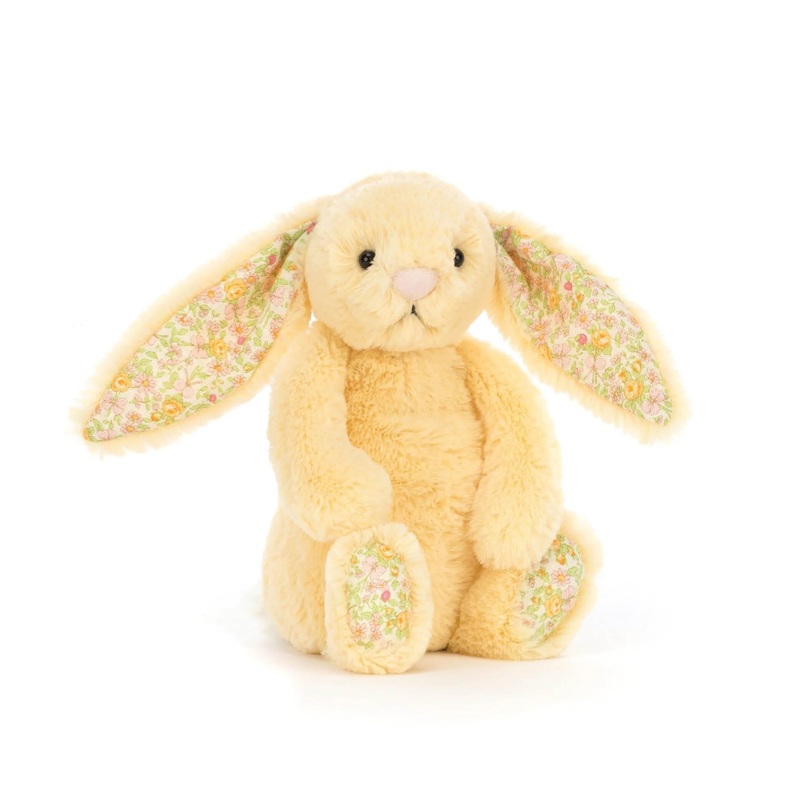 Jellycat Bashful Blossom - Lemon Bunny Little (Small) - Retired